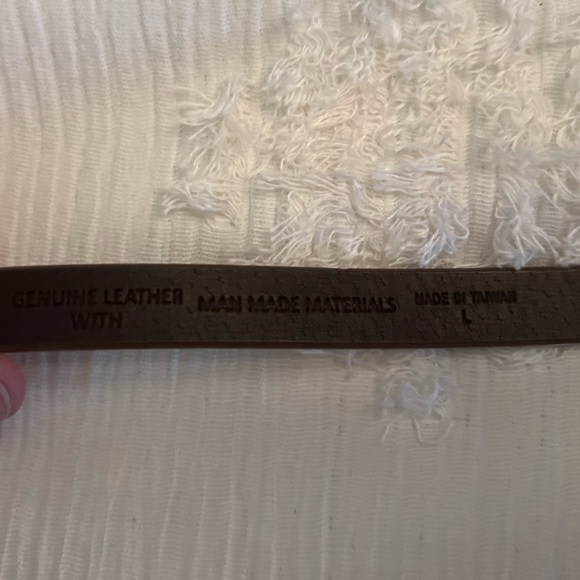 The Limited Genuine Leather and Calf Hair Belt Large - Picture 4 of 6